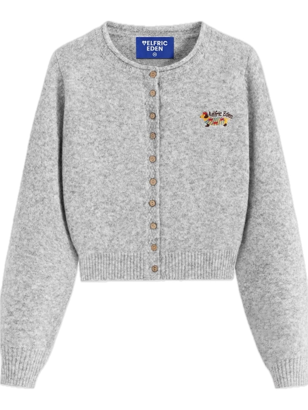 Aelfric Eden Dachshund Cardigan Grey XL BNWT